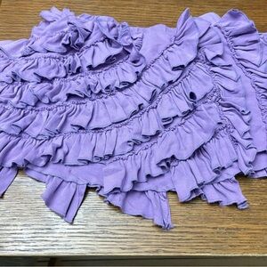 Lemon Loves Lime Lavender Ruffle Skirt size 6